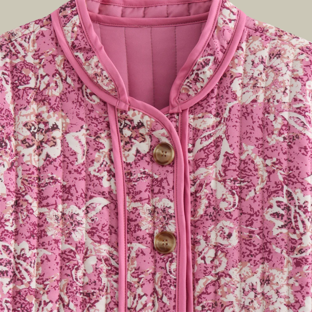 Lux & Classy  • Women's Printed Cotton Flower Jacket