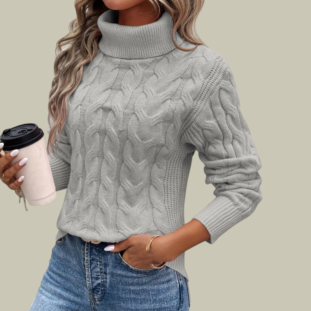 Womens Wool Jumper Turtleneck