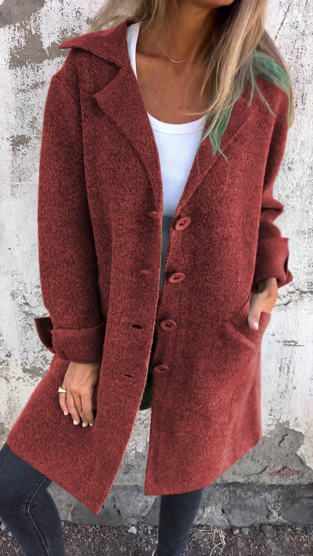 Long Knit Coat