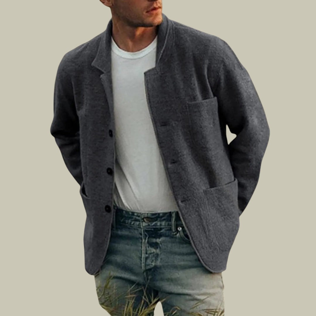 Mens Tailored Blazer Cardigan