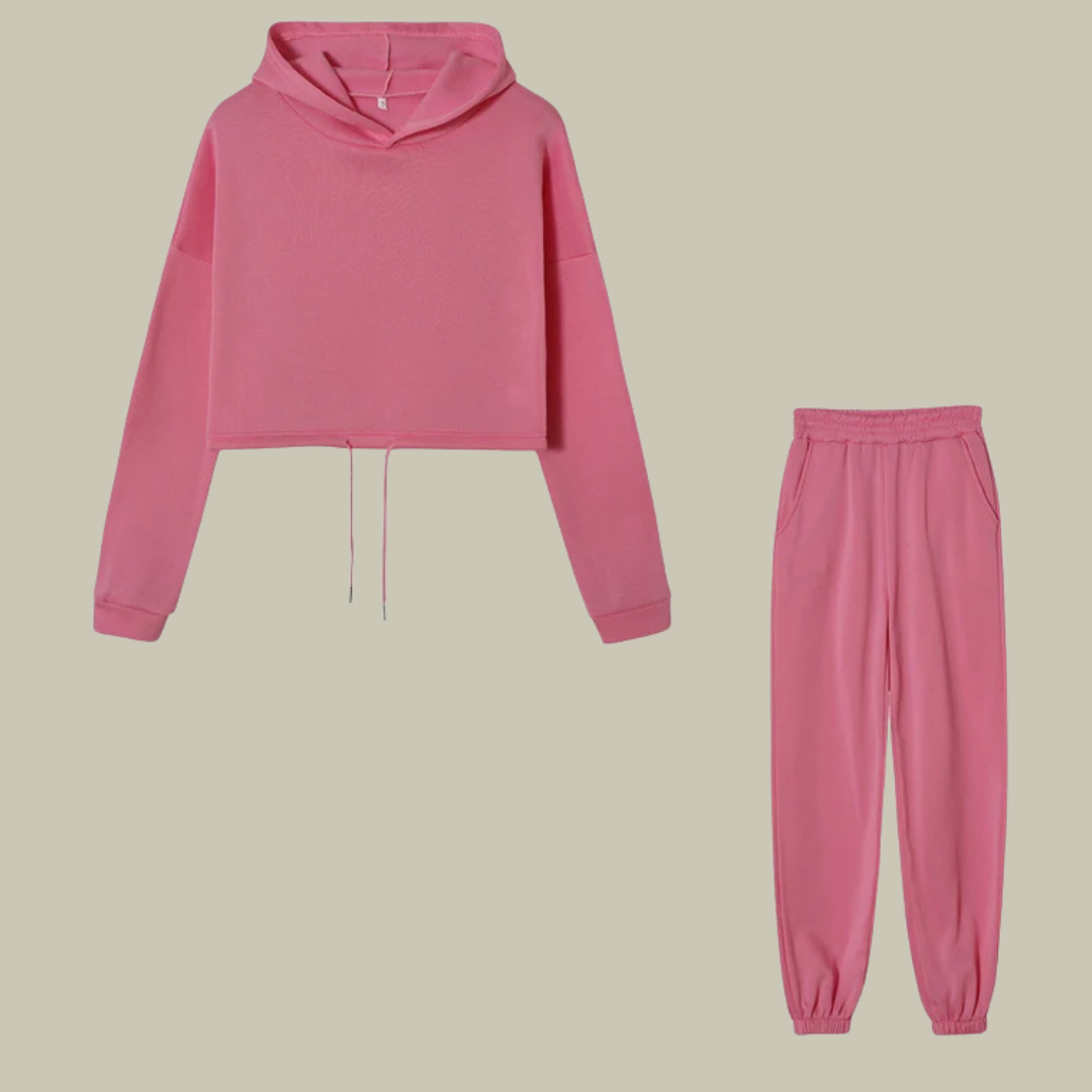 Lux & Classy  • Women's Wear Two-Piece Tracksuit Set