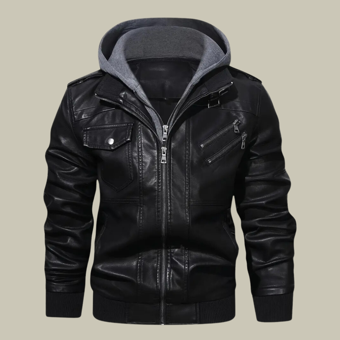 Lux & Classy • Men's Warm Leather Jacket