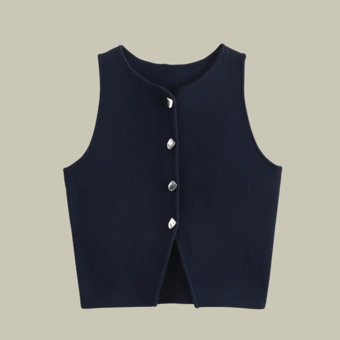 Lux & Classy • Women's Fashion Cropped Knitted Vest