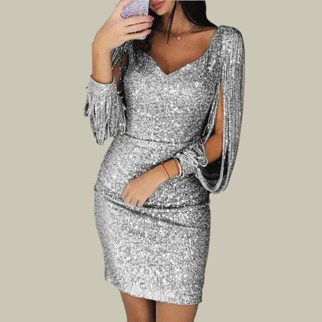 Womens Glitter Dress Party Christmas/NYE