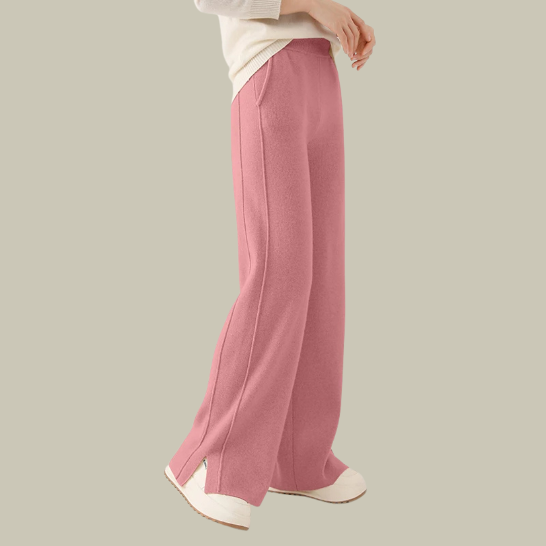 Lux & Classy • Women's Wool Cashmere Flair Trouser