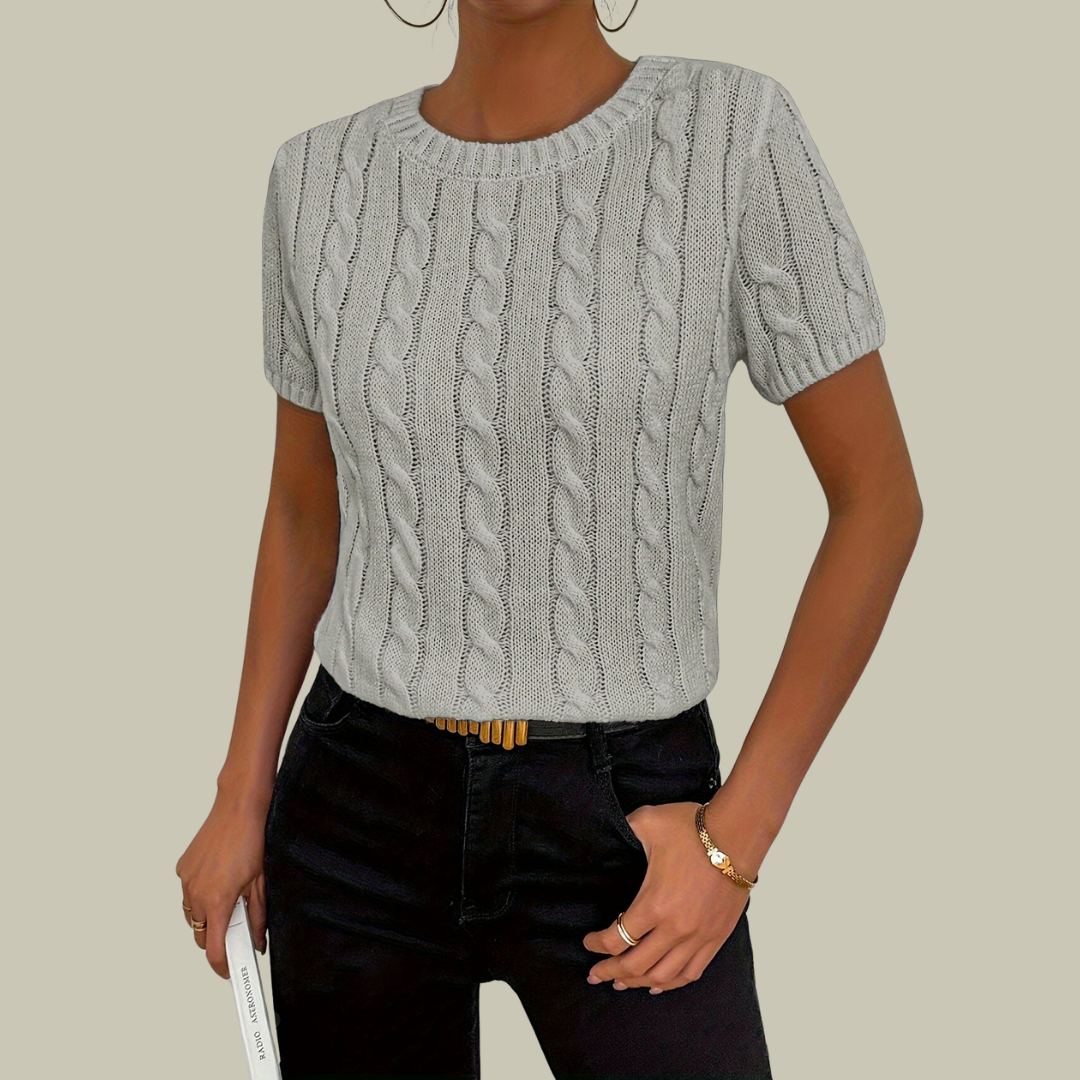 Lux & Classy • Women's Chic Knitted T-Shirt