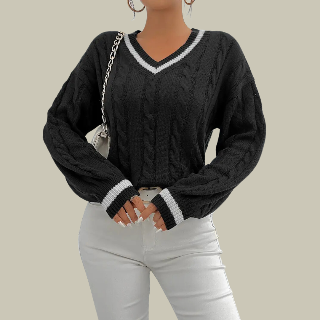 Lux & Classy  • Women's Chic Knitted Sweater