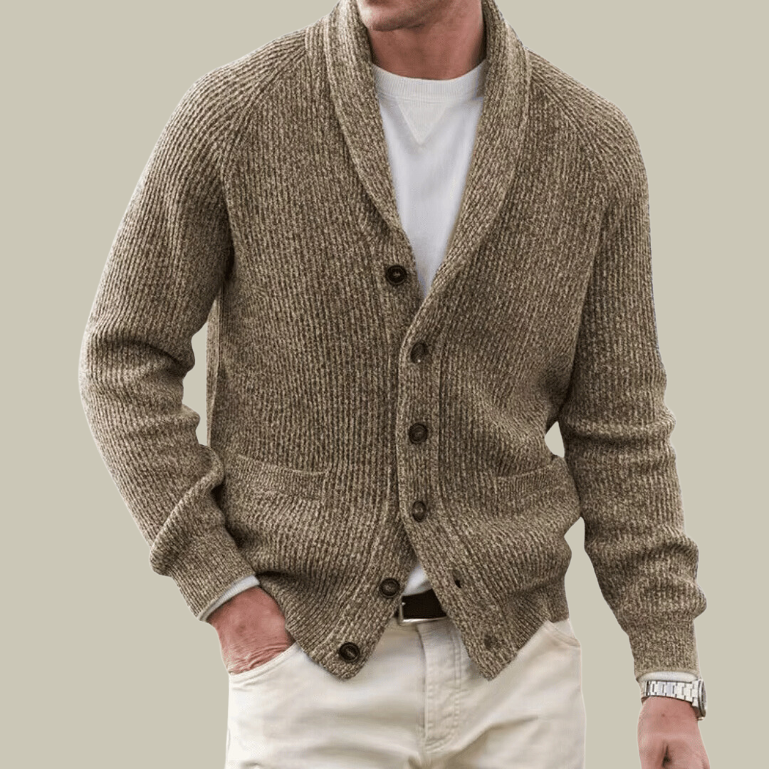 Lux & Classy  • Men's Cashmere Comfort Blend Cardigan