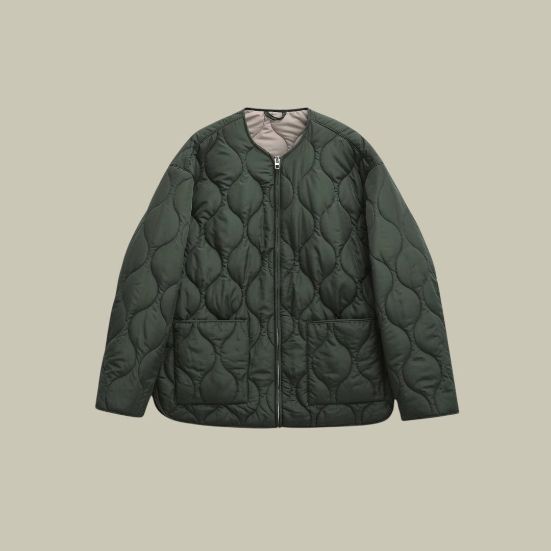 Womens Jacket Padded Puffer Long Autumn