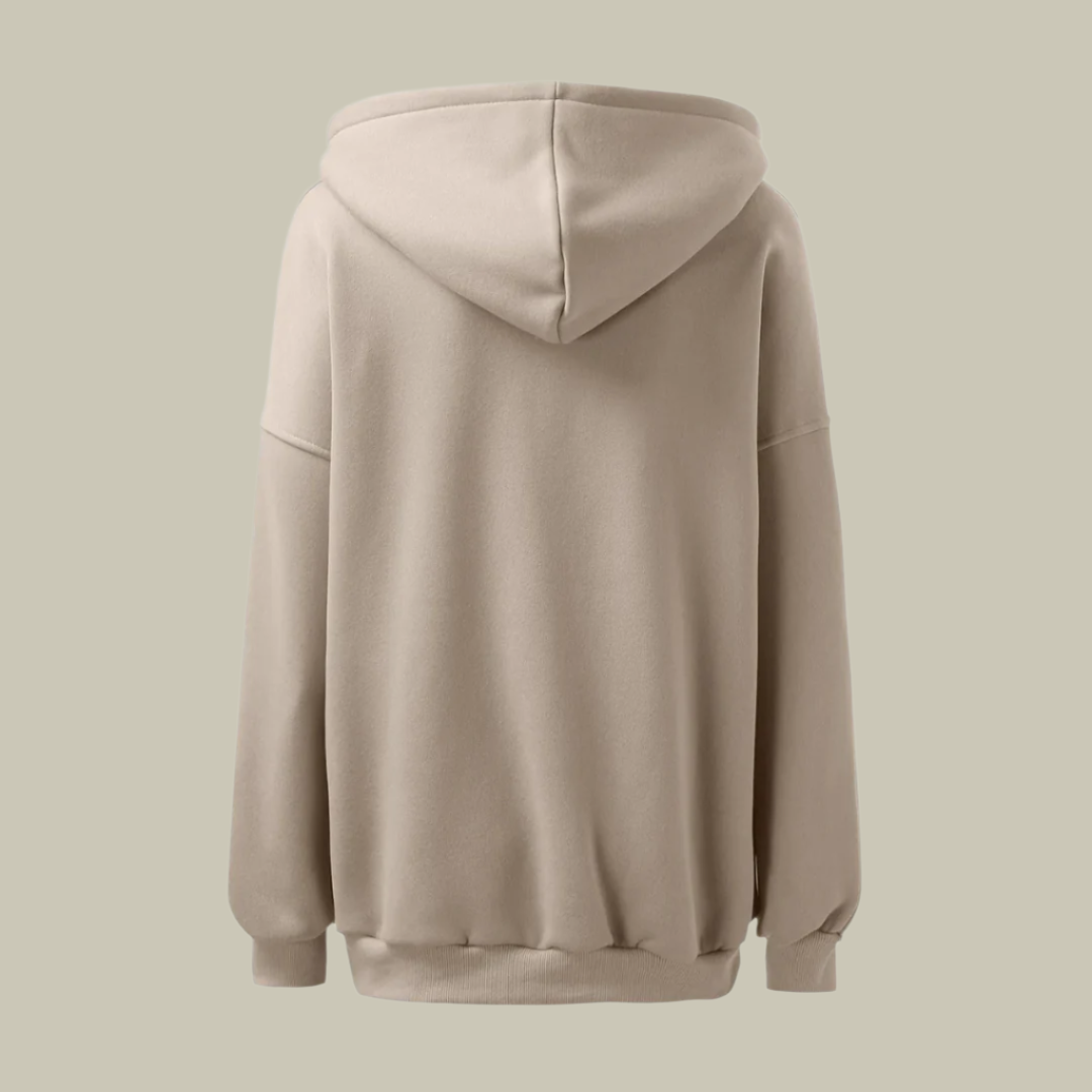 Lux & Classy  • Women's Oversized Warm V-neck Hoodie