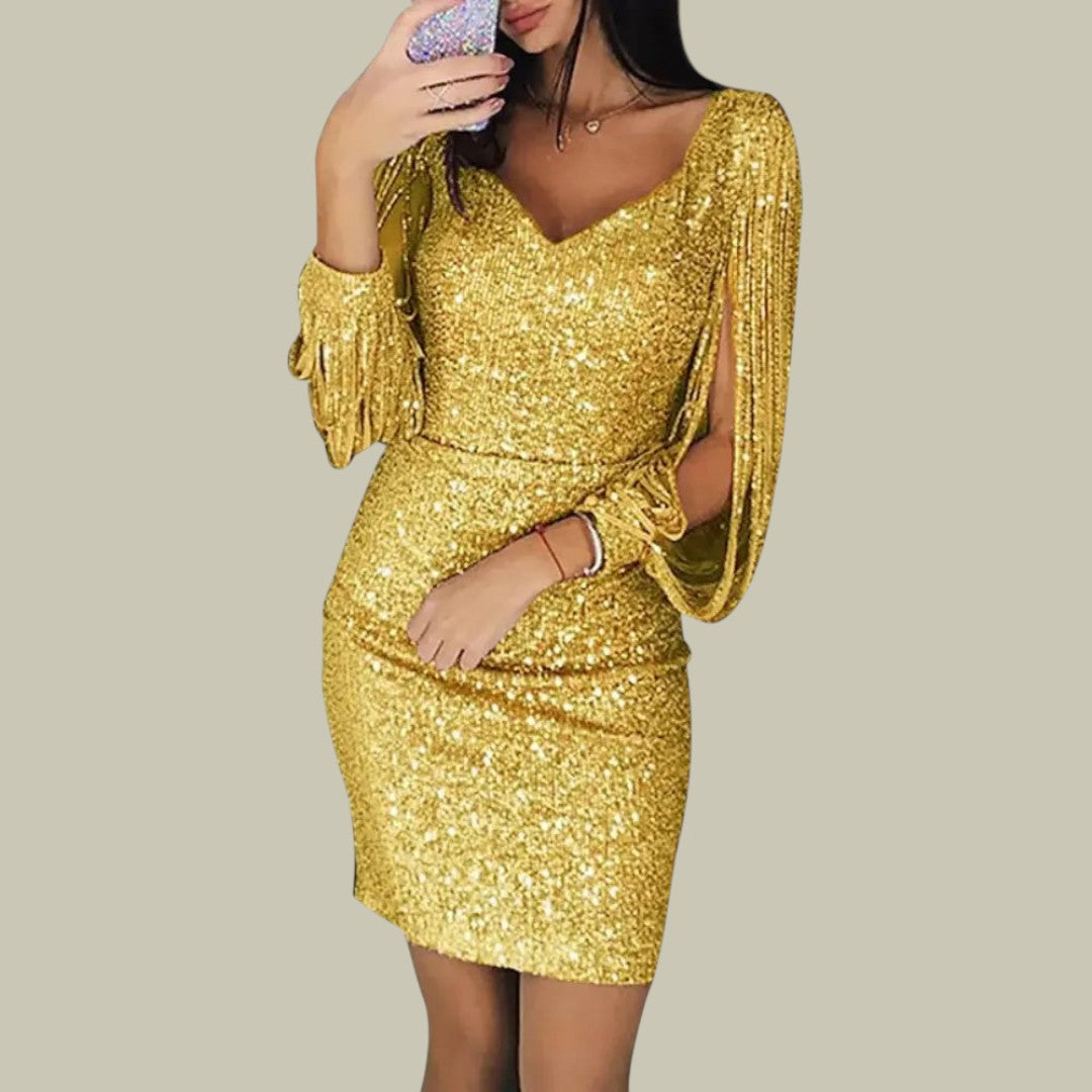 Womens Glitter Dress Party Christmas/NYE