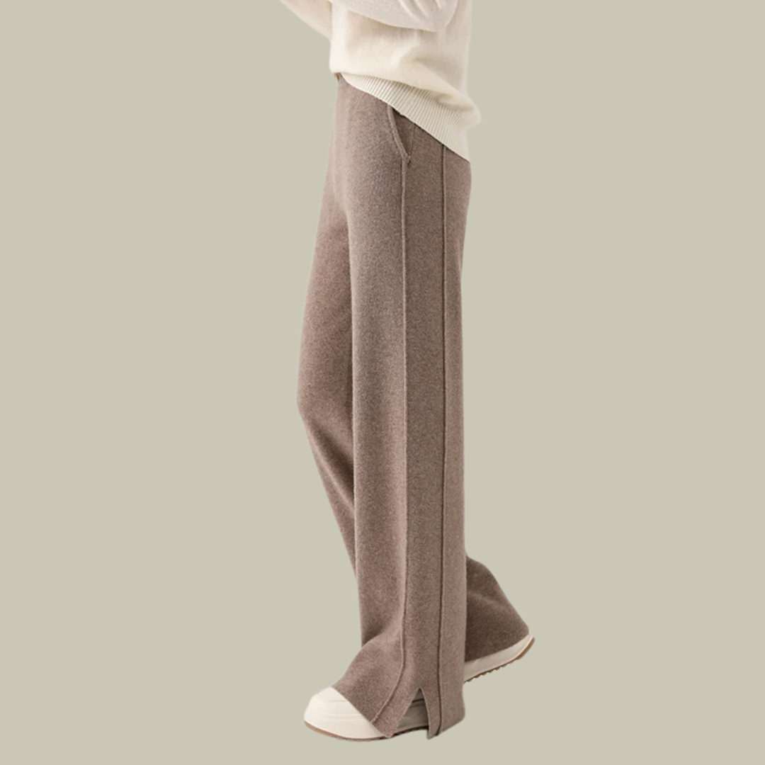 Lux & Classy • Women's Wool Cashmere Flair Trouser