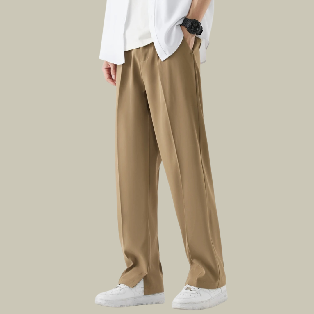 Lux & Classy • Casual Semi-Wide Pants