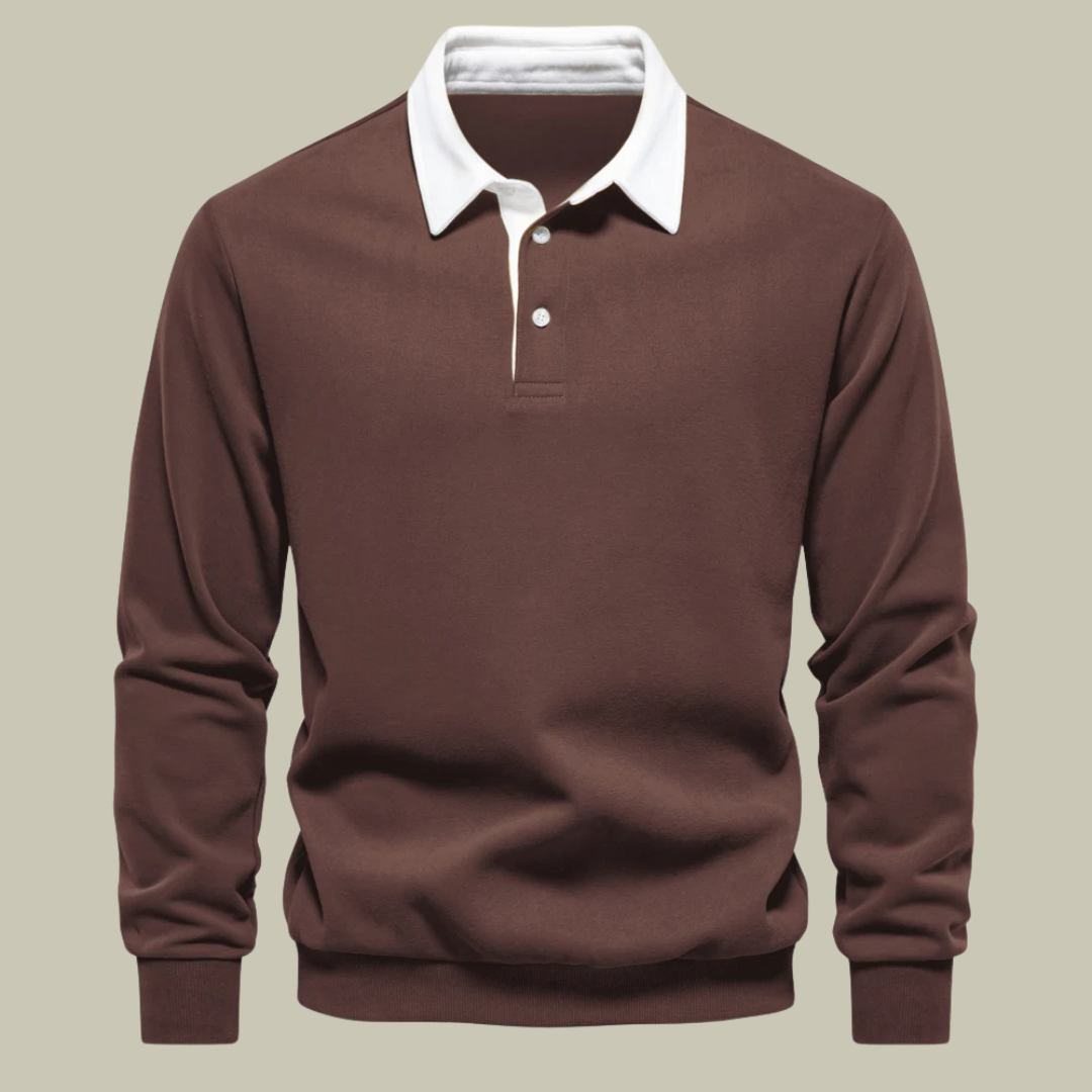 Lux & Classy • Autumn Fashion Design Polo Sweatshirt for Men