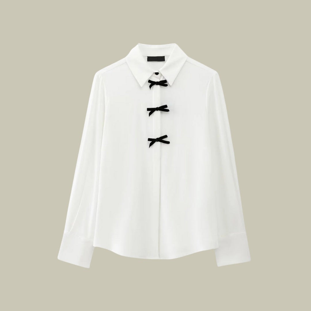 Womens Blouse Polka Dot