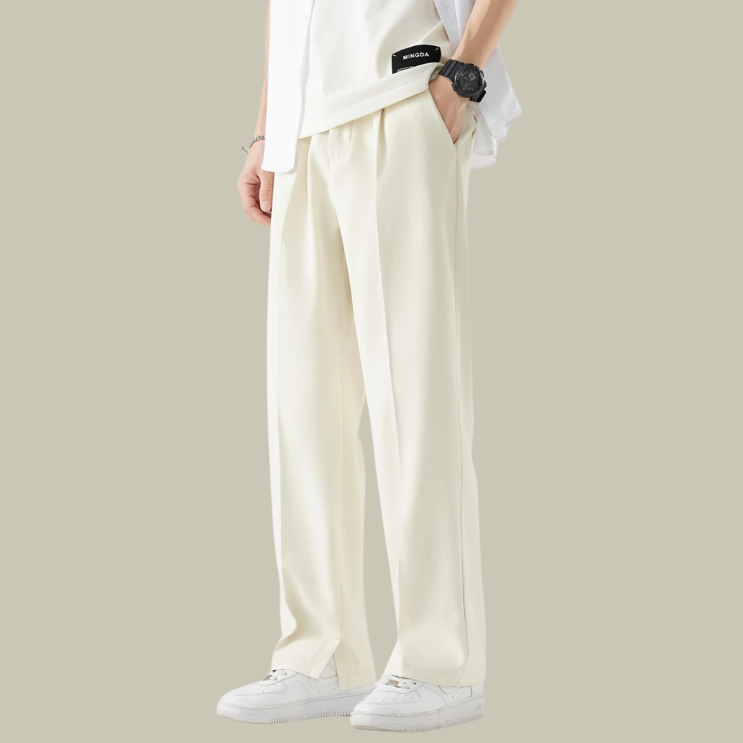 Lux & Classy • Casual Semi-Wide Pants