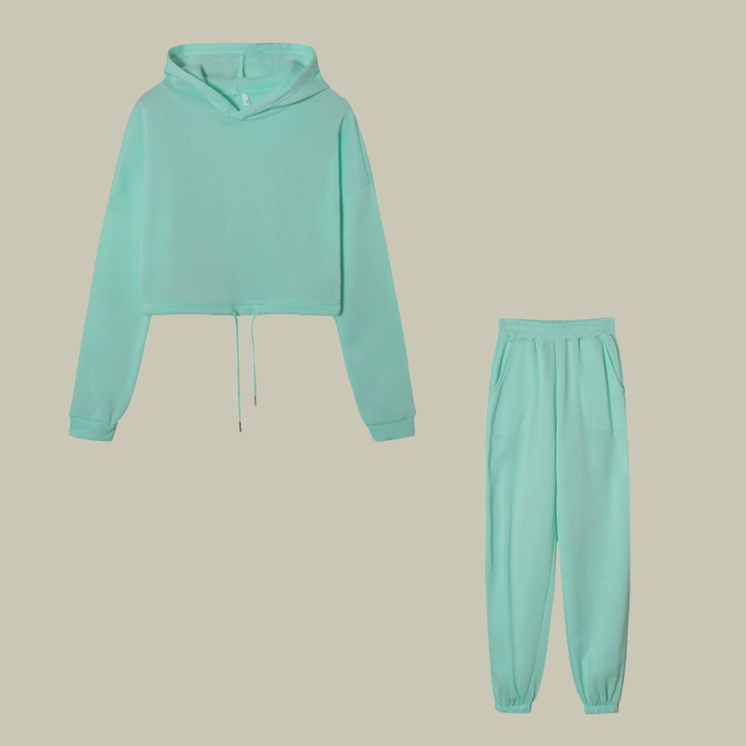 Lux & Classy  • Women's Wear Two-Piece Tracksuit Set