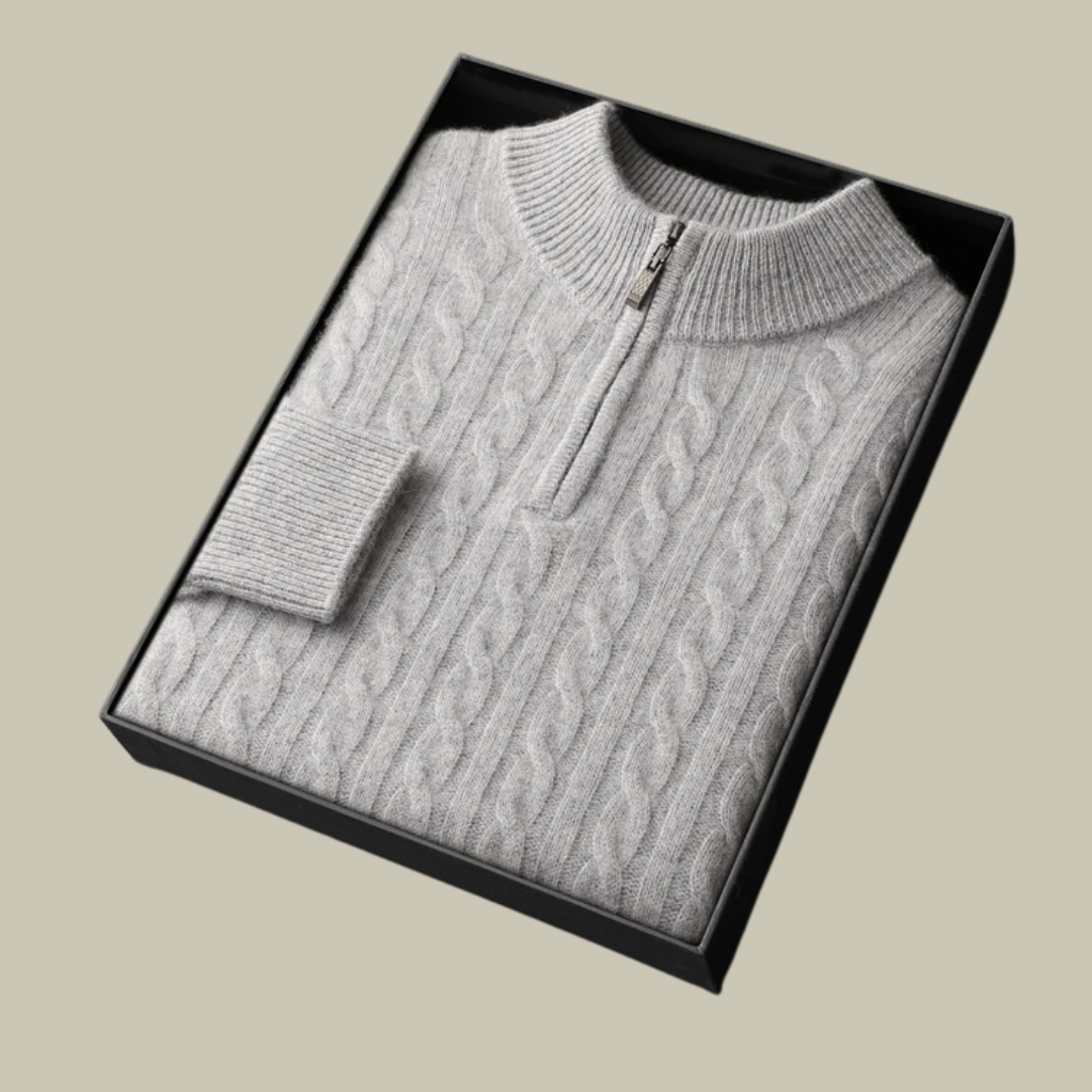 Lux & Classy  • Men's Goat Cashmere Knitted Sweater