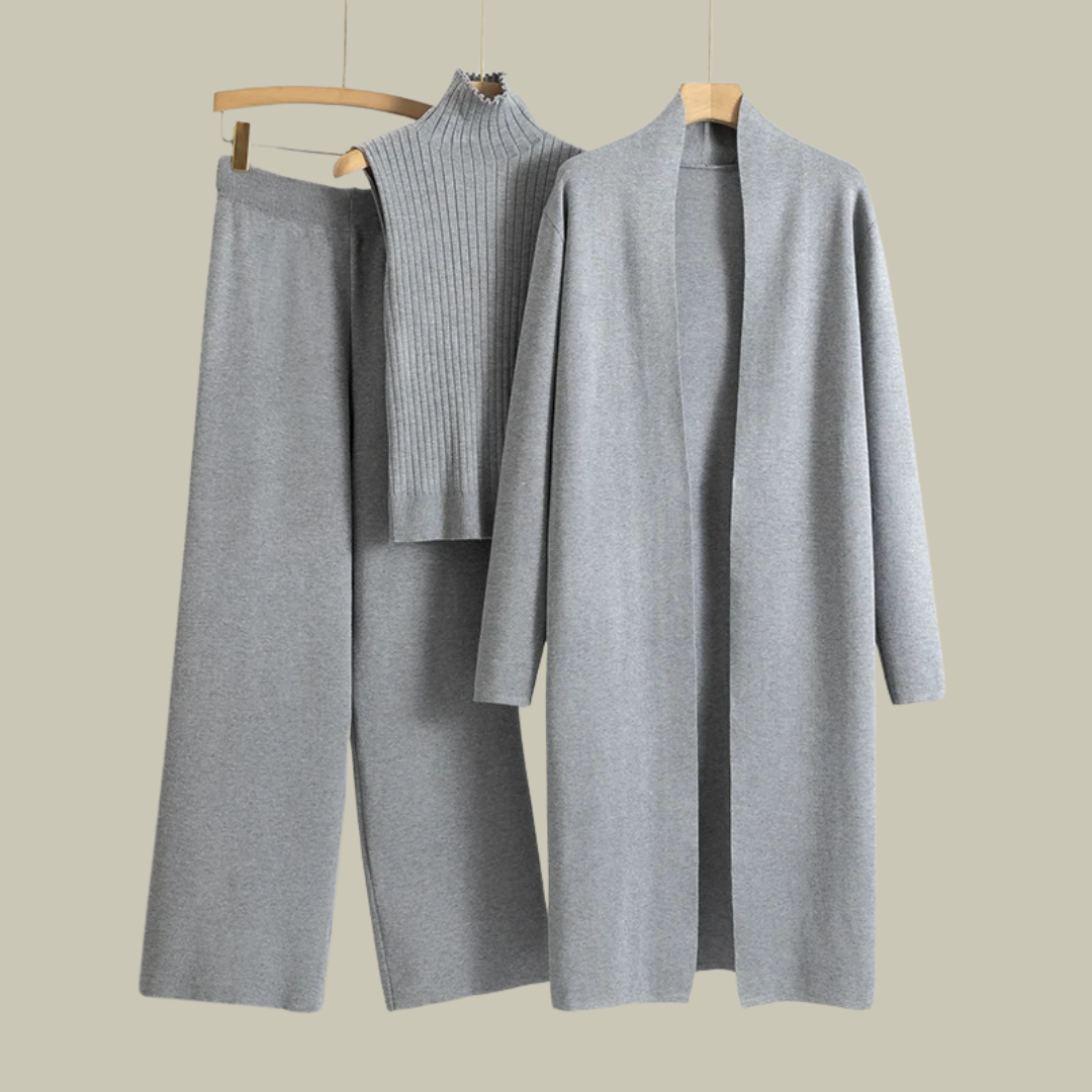 Lux & Classy • Women's Autumn/Winter 3-Piece Cardigan Set