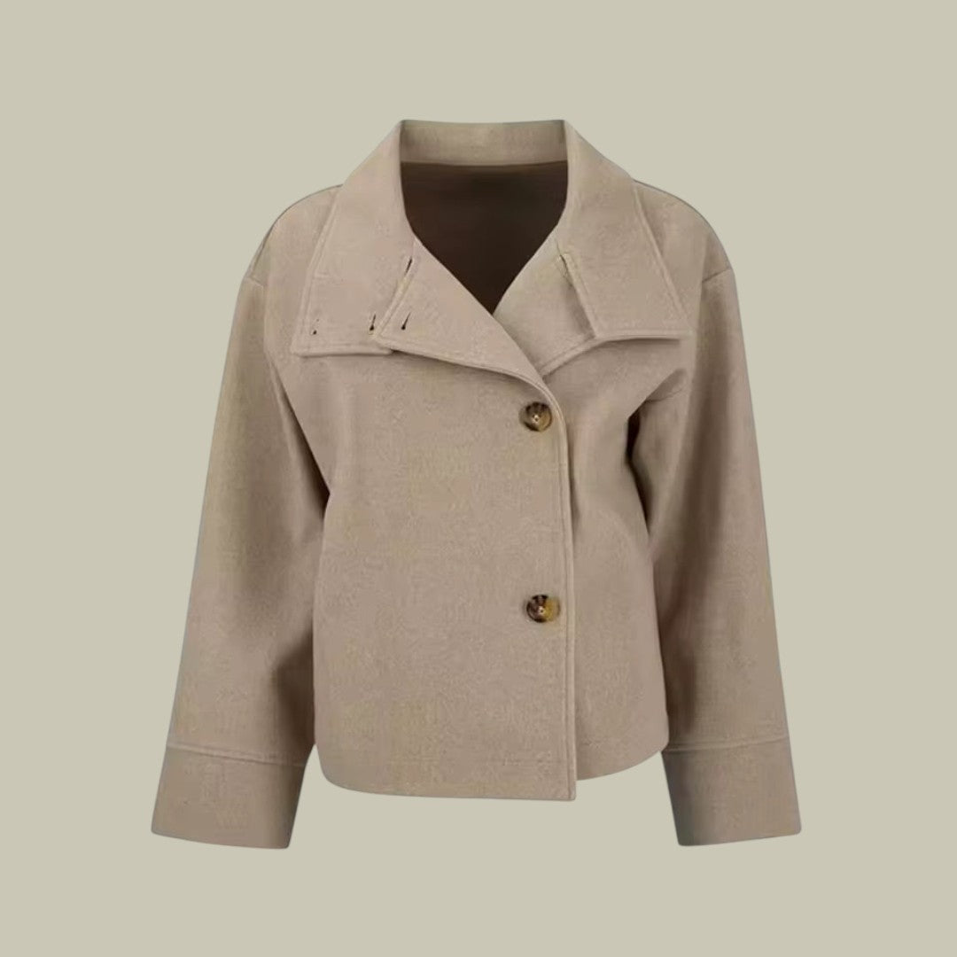 Womens Short Jacket Breasted