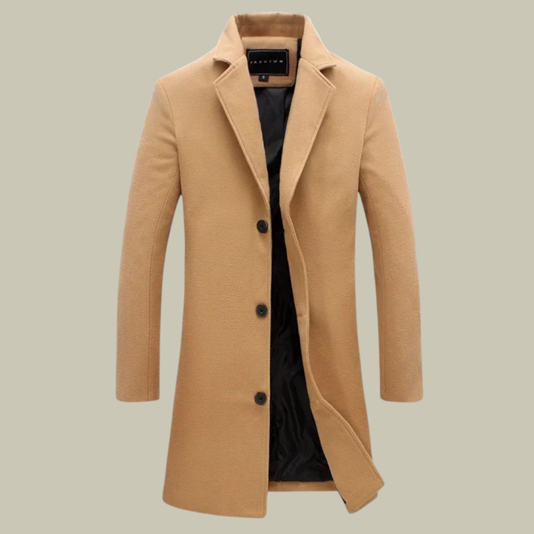 Mens Long Cotton Coat