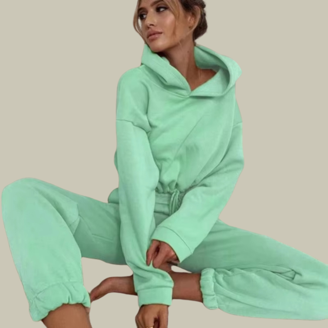 Lux & Classy  • Women's Wear Two-Piece Tracksuit Set