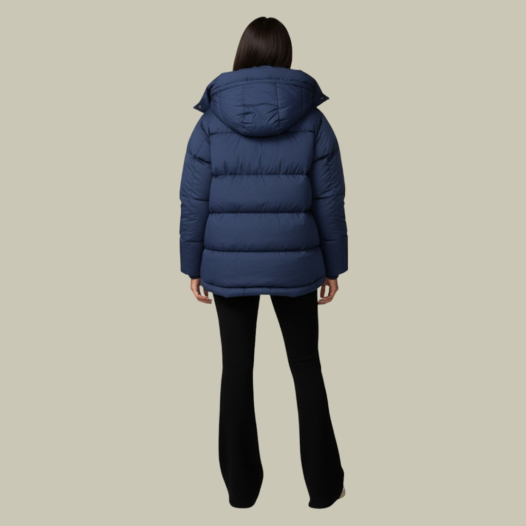 Womens Winter Jacket Puffer Hooded