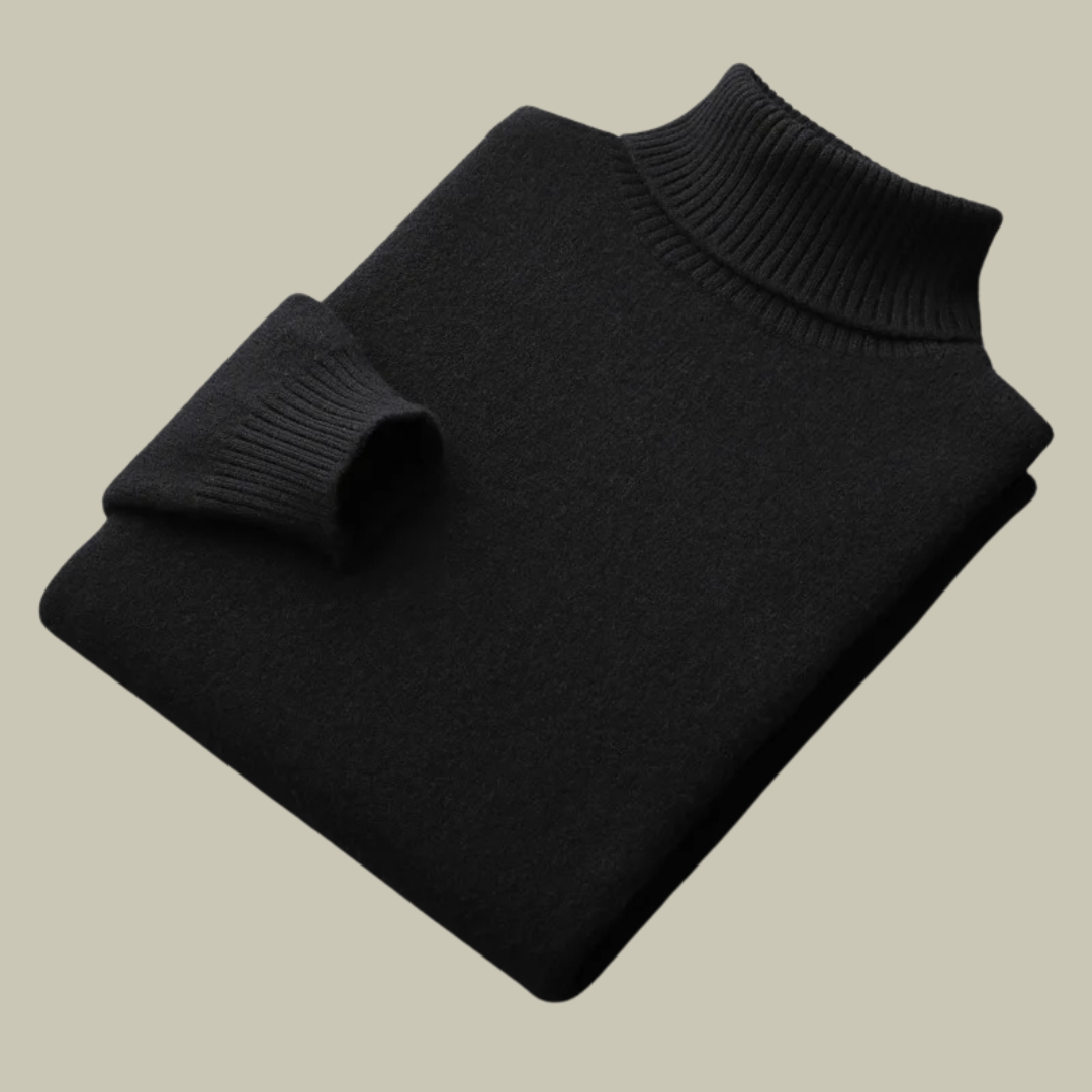 Lux & Classy • Men's Pure Wool Turtleneck