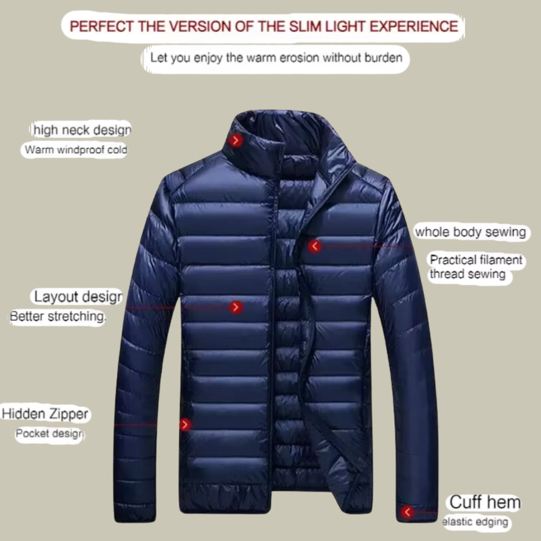 Lux & Classy • Men's Lightweight Padded Down Jacket