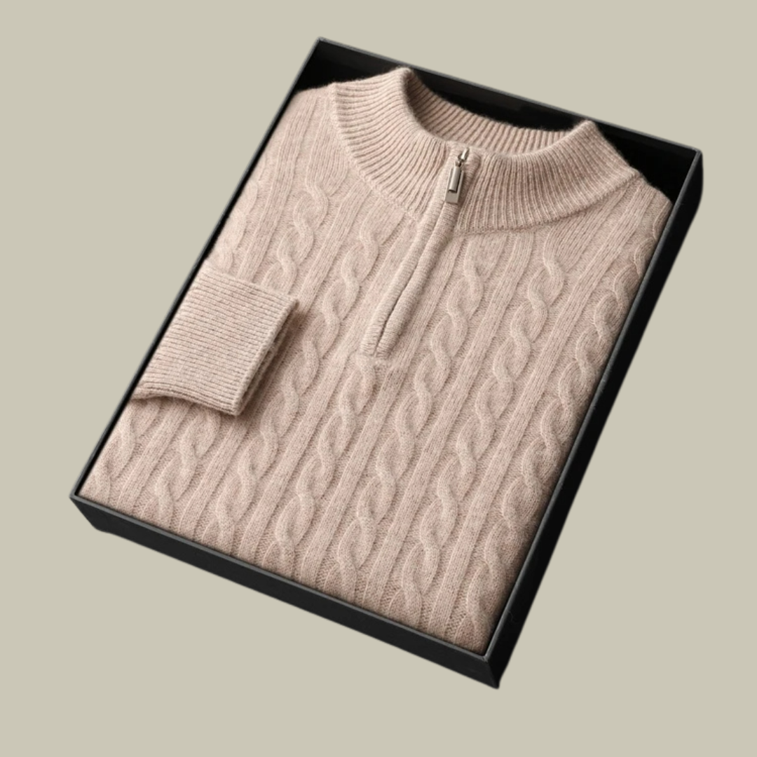 Lux & Classy  • Men's Goat Cashmere Knitted Sweater