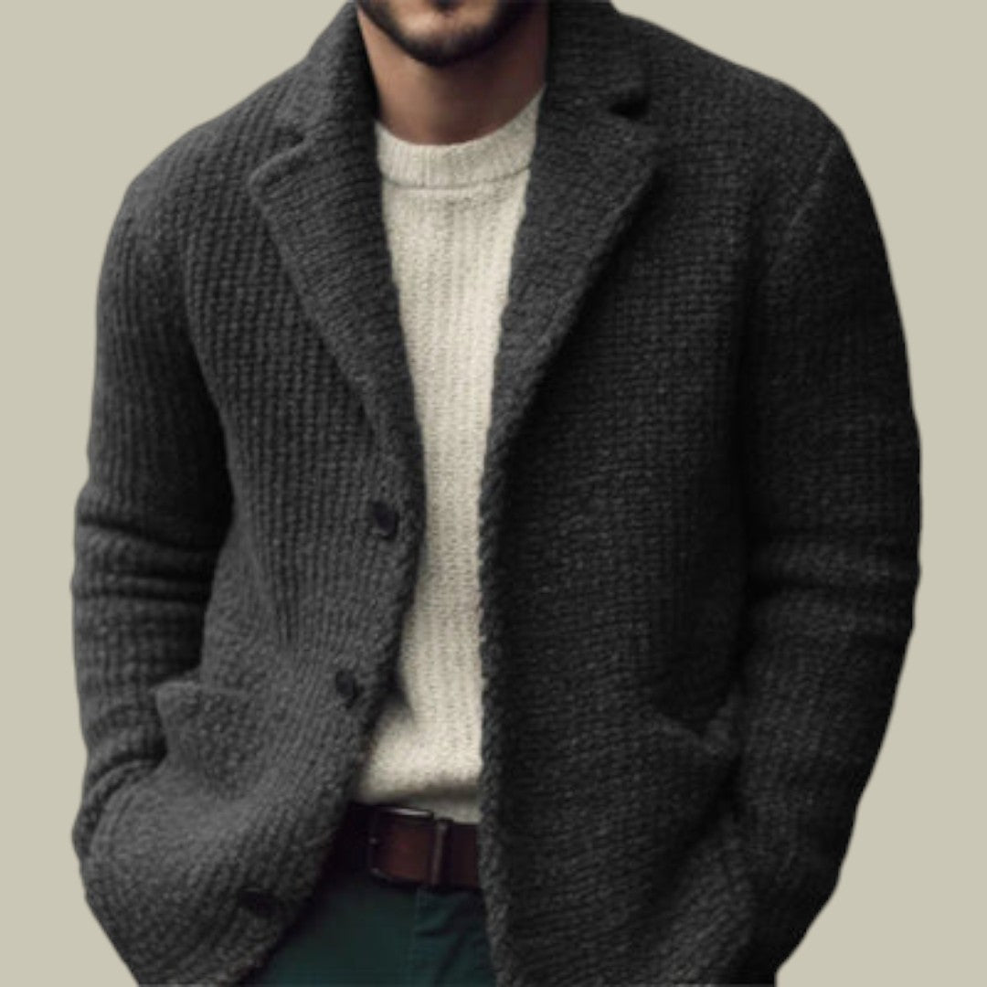Mens Cardigan Soft Knit