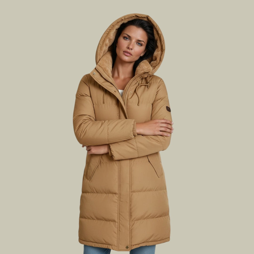 Womens Winter Jacket Puffer Hooded
