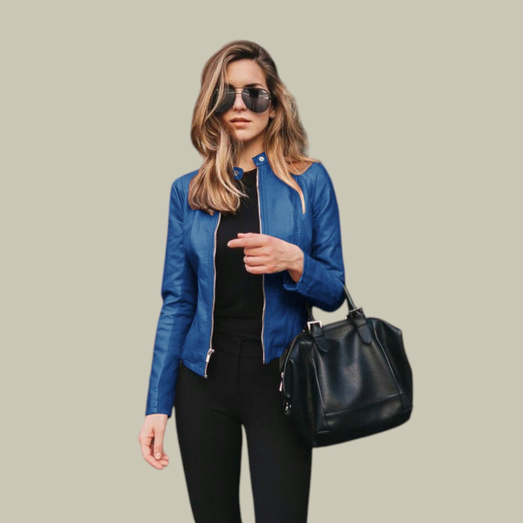 Womens Short Leather Jacket