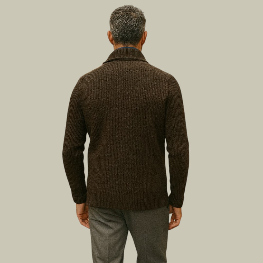 Lux & Classy • Men's Chic Knitted Retro Cardigan