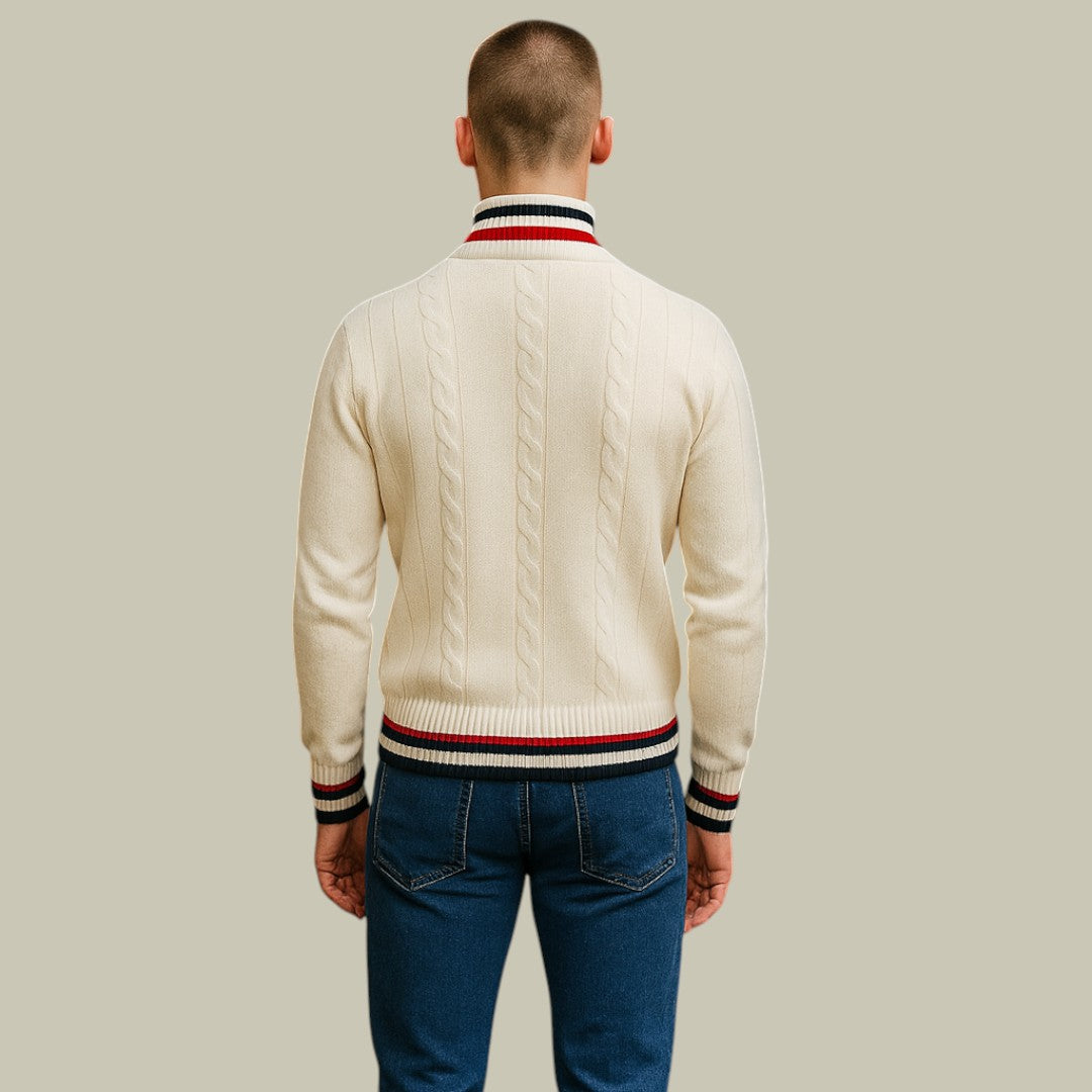 Lux & Classy • Italian Turtleneck Zipper by Massimo