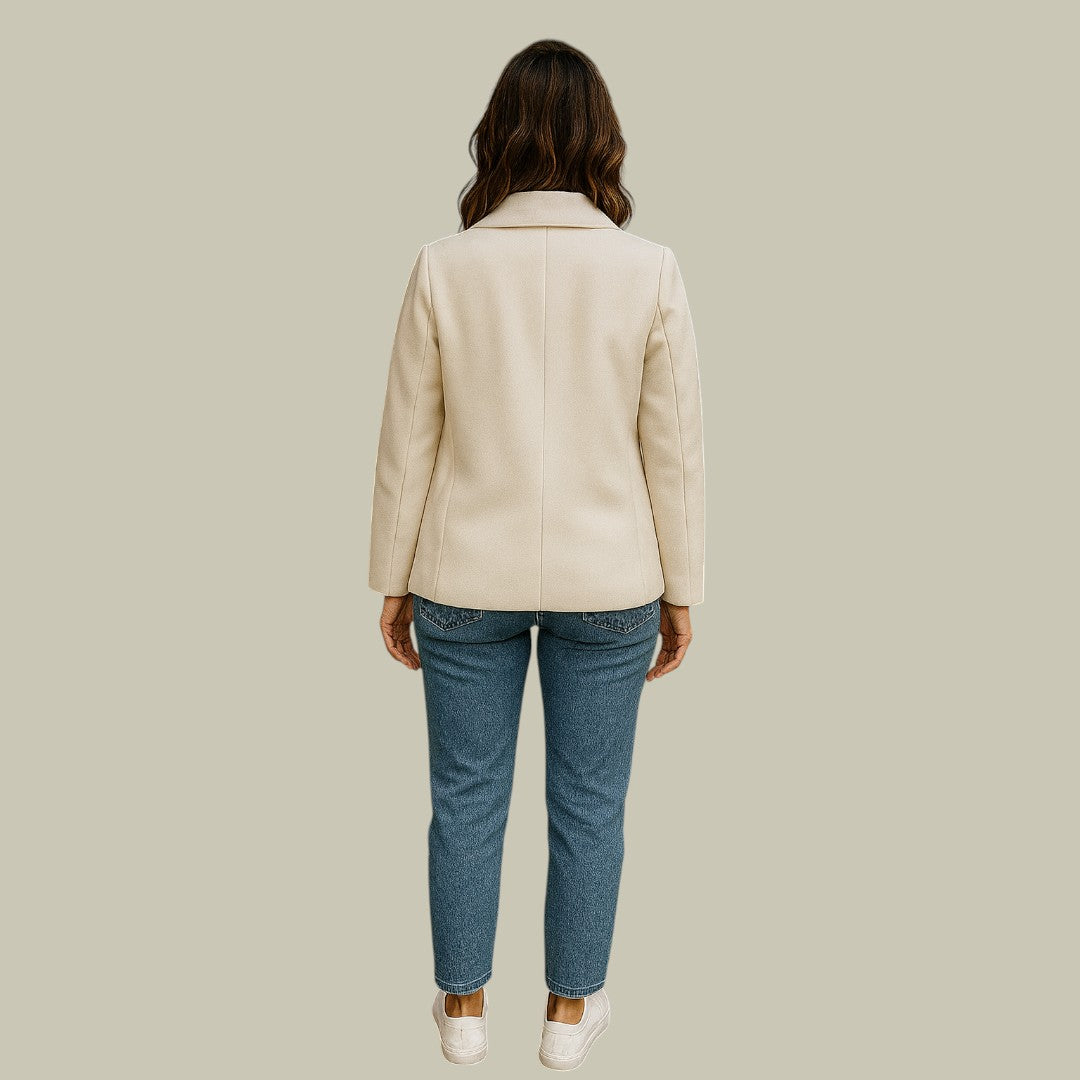 Lux & Classy • Women’s Sleek Form Tailored Minimalist Jacket