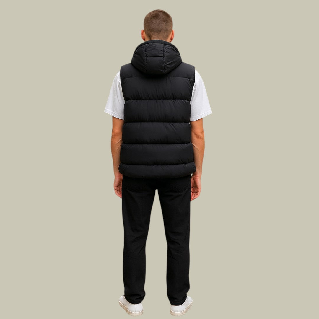 Lux & Classy • Men’s Padded Hooded Bodywarmer