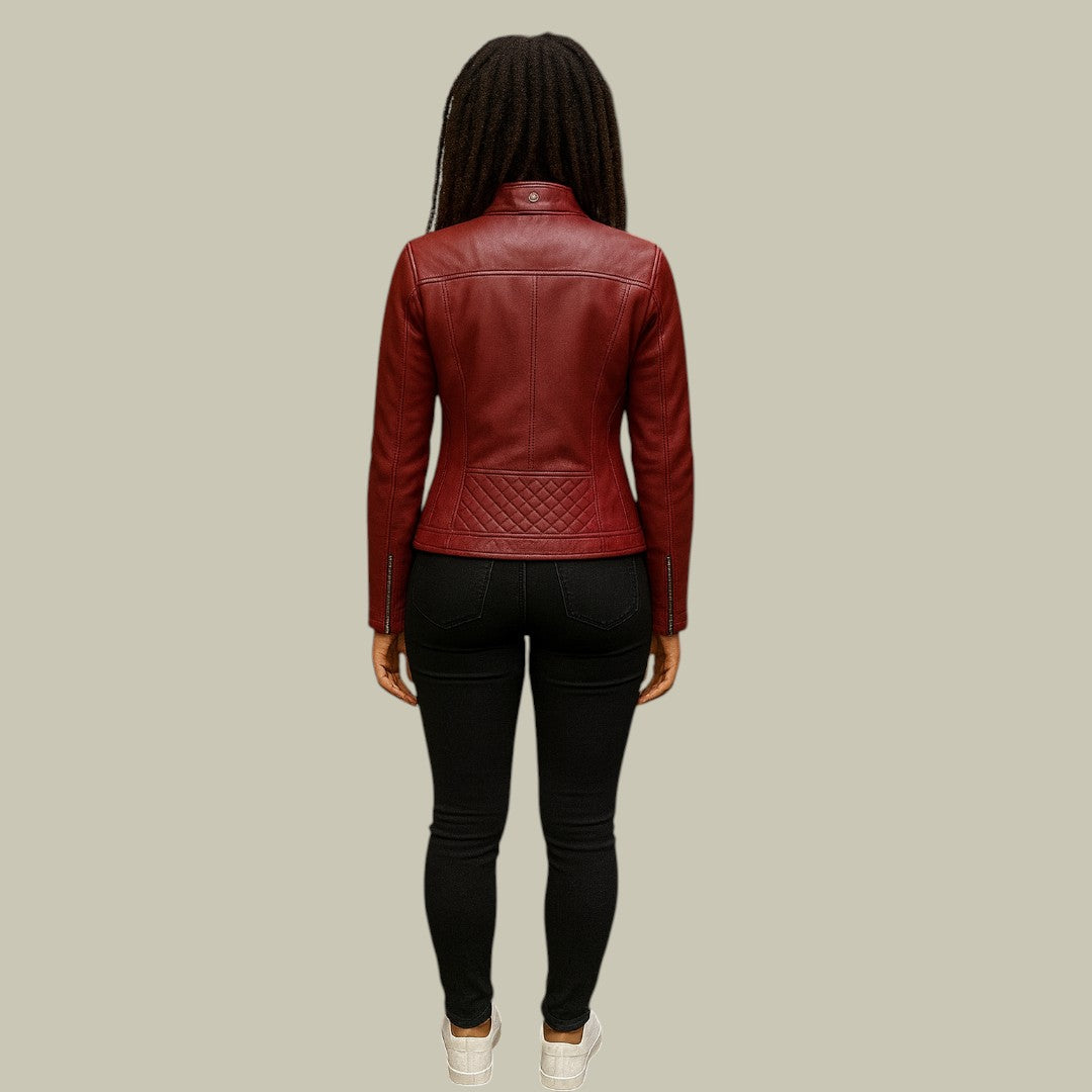 Lux & Classy • Women's Autumn Leather Biker Jacket
