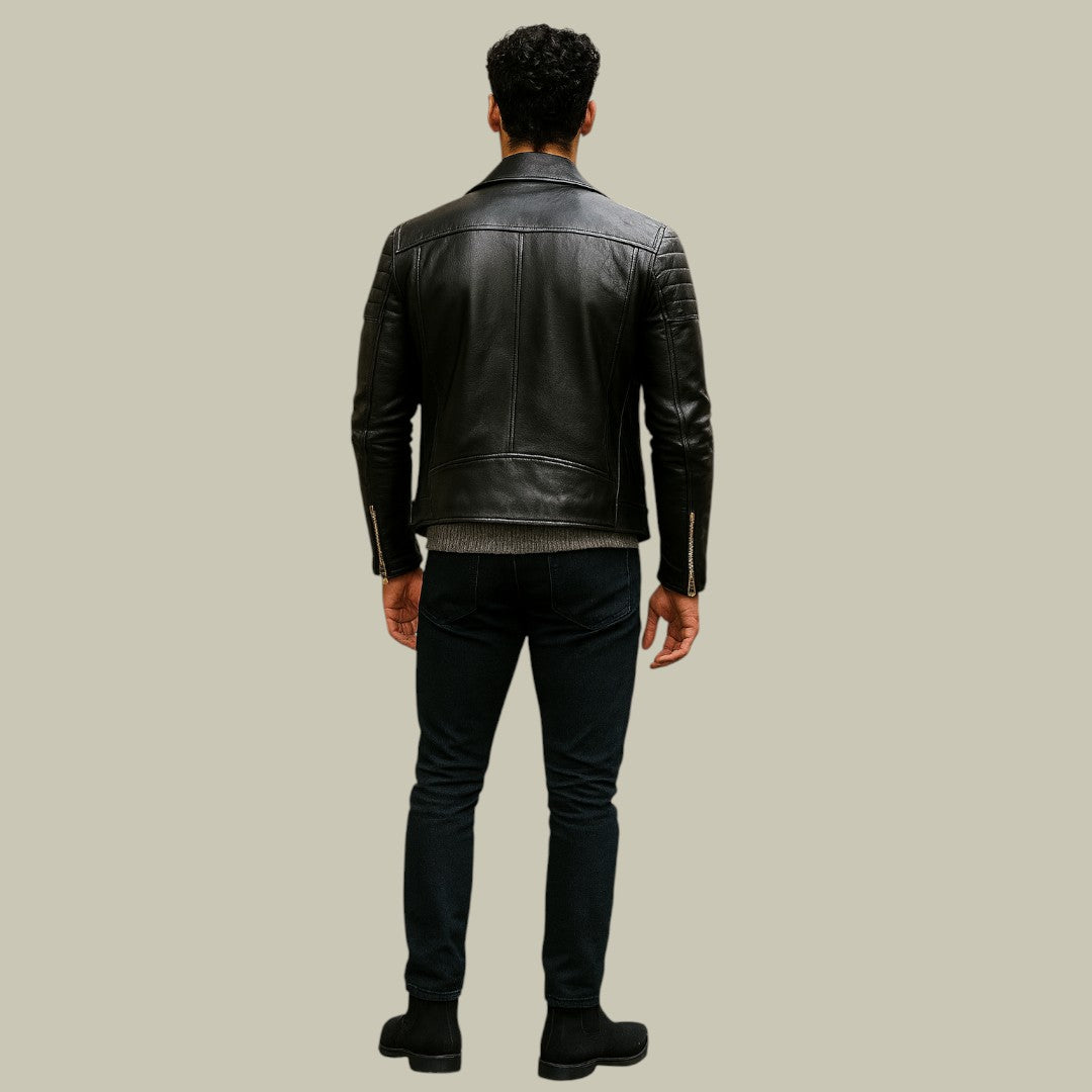 Lux & Classy • Men’s Leather Autumn Jacket
