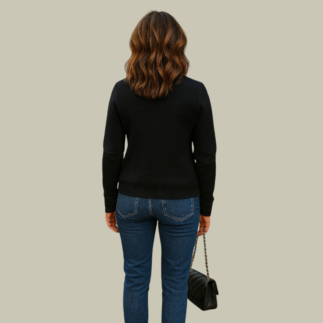 Lux & Classy • Women’s Half Zipper Sweater