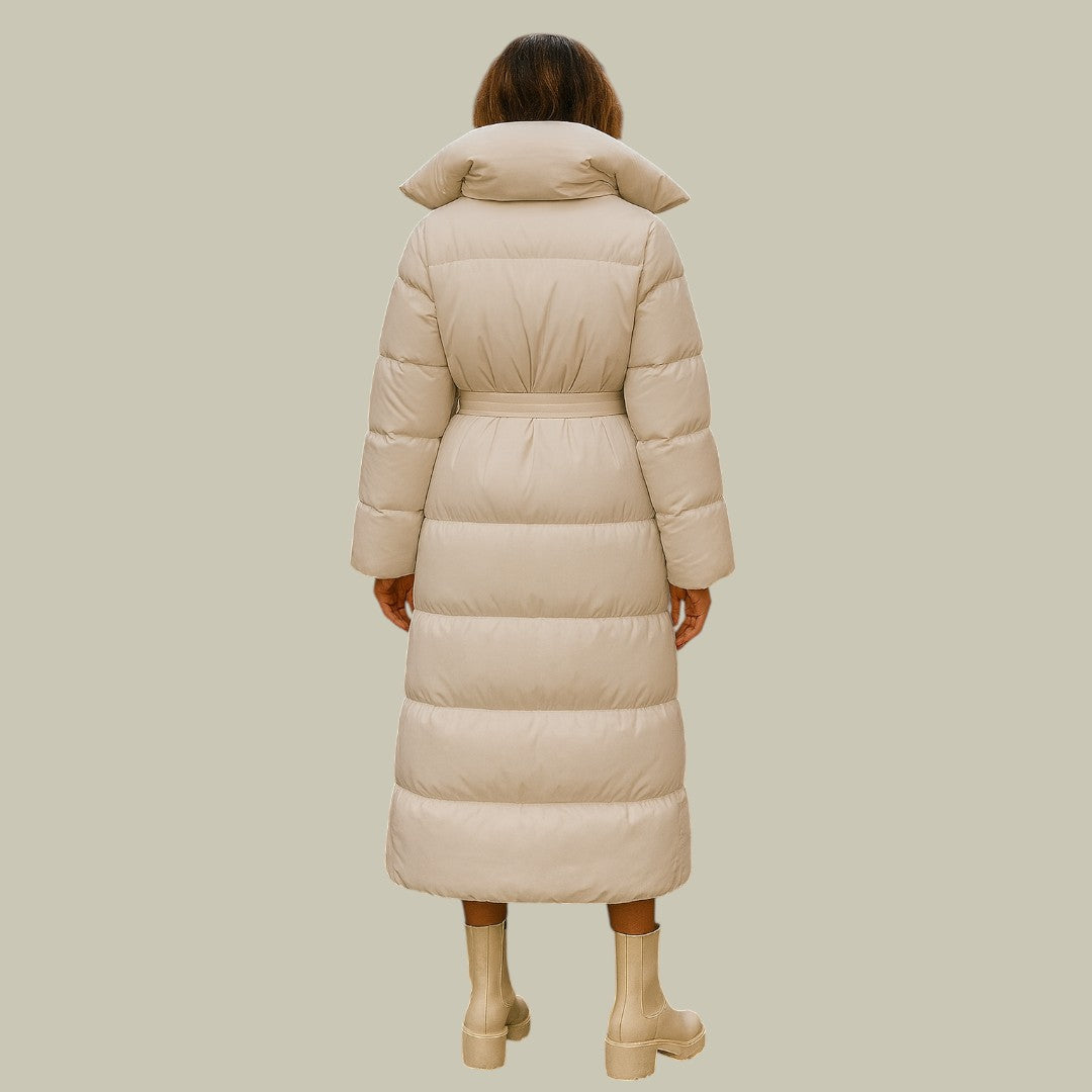 Lux & Classy • Women’s Long Winter Coat with Belt