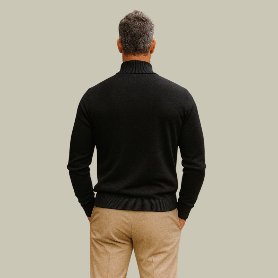 Lux & Classy  • Men's Casual Half-Zip Sweater
