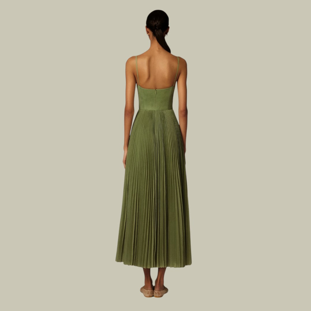 Lux & Classy  • Women's Elegant Pleated Design Dress