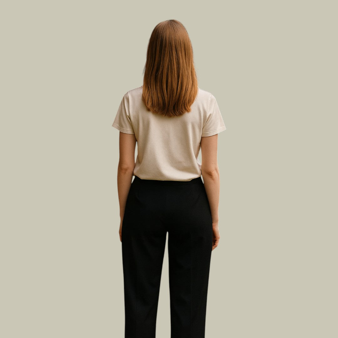 Lux & Classy  • Women's Elegant Silk T-Shirt