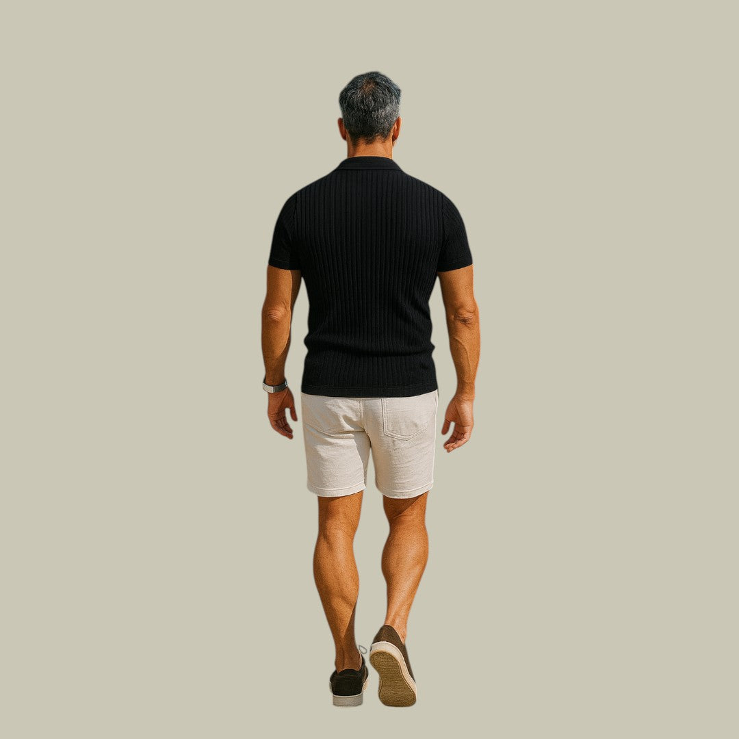 Lux & Classy  • Men's Textured Polo Shirt