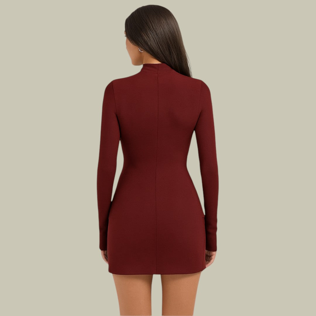 Lux & Classy  • Women's Long Sleeve Dress