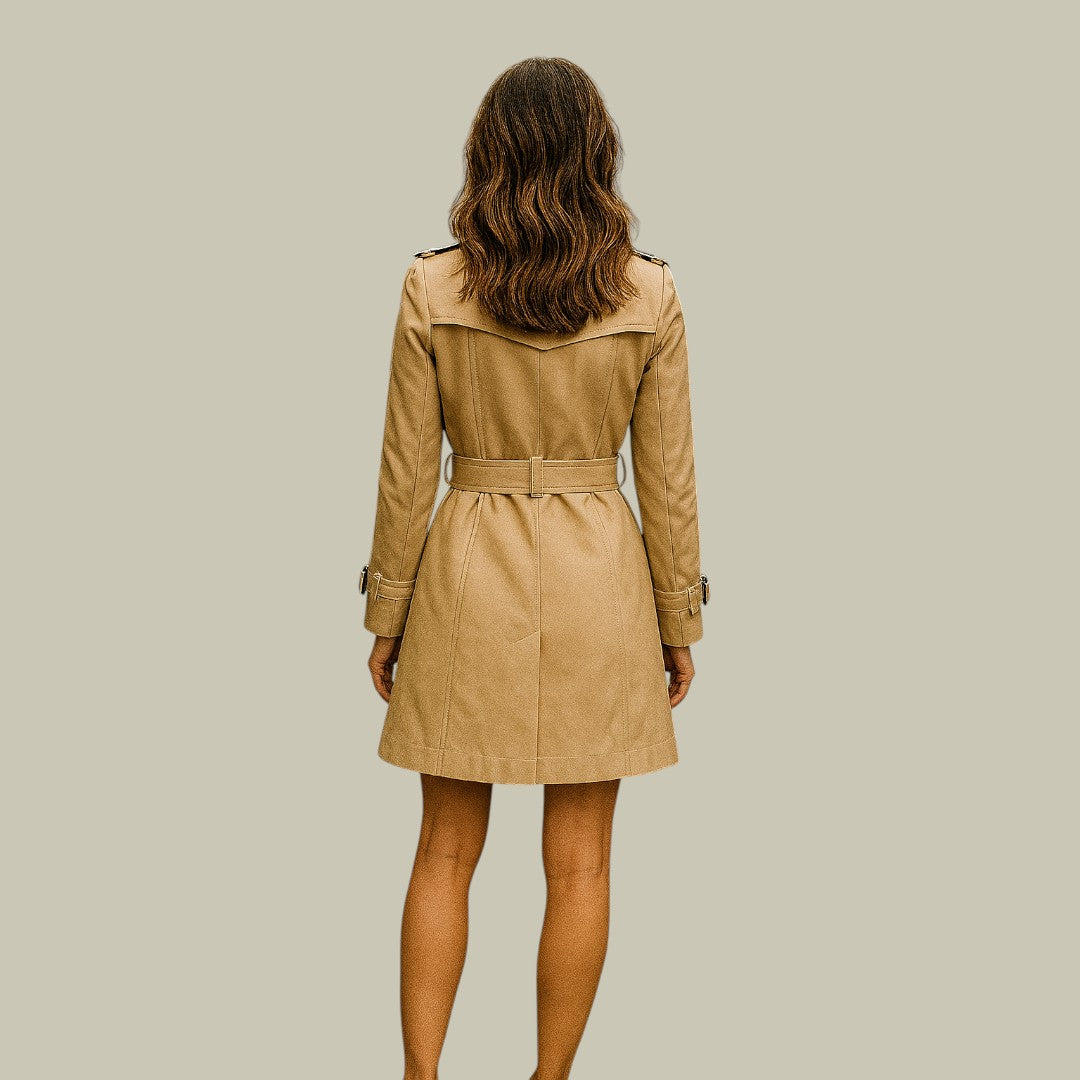 Lux & Classy  • Women's Long Trench Coat