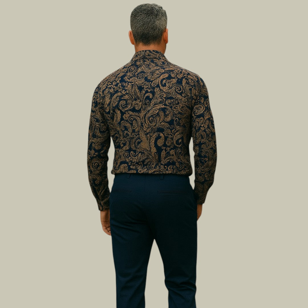 Lux & Classy • Floral Print Men's Shirt