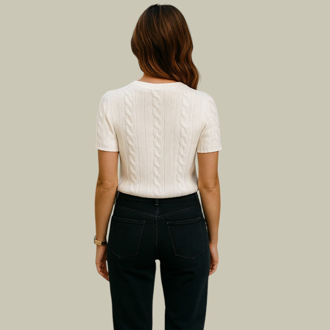 Lux & Classy • Women's Chic Knitted T-Shirt