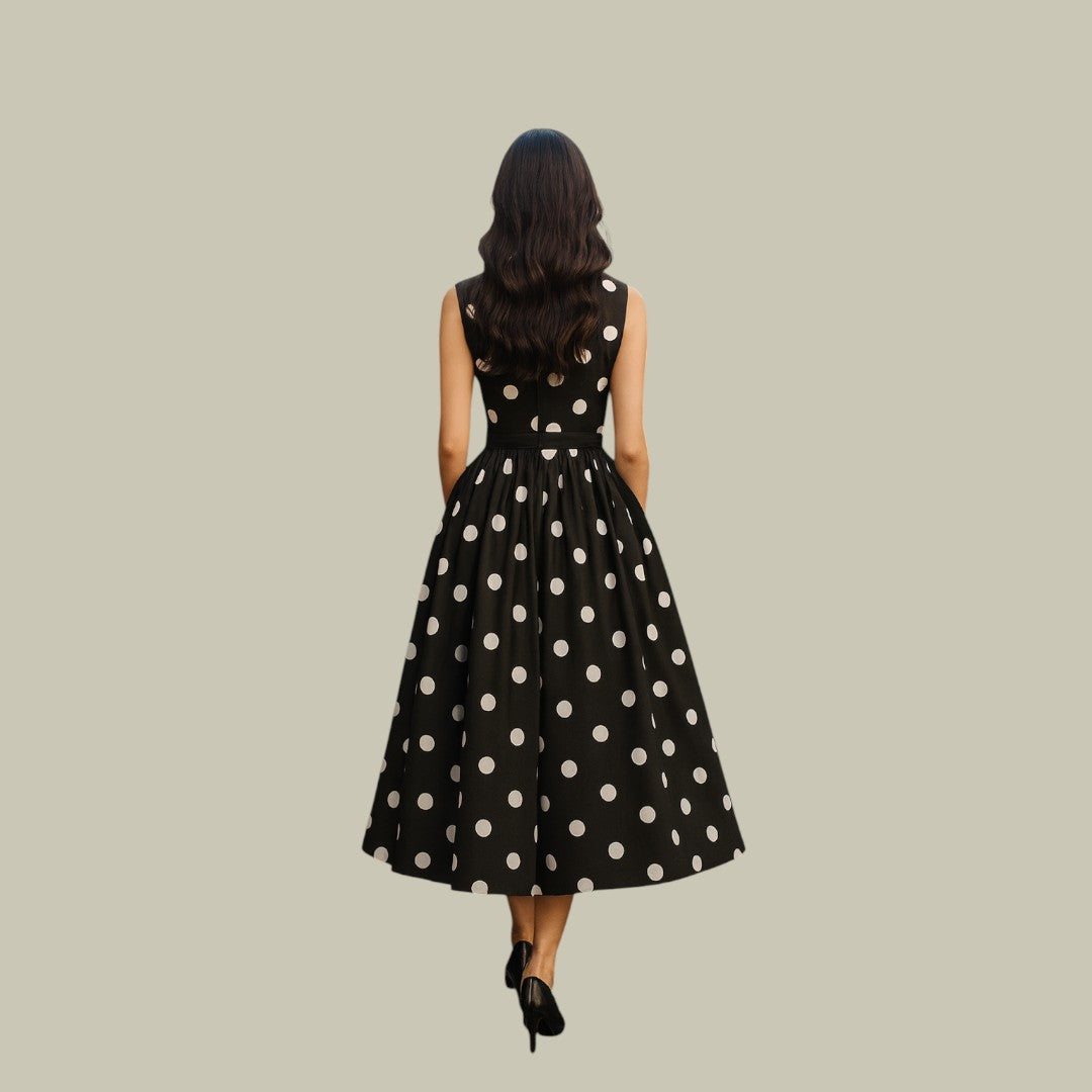 Womens Polka Dot Dress